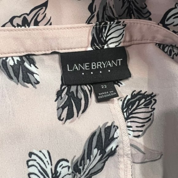 Lane Bryant Floral Long Sleeve Blouse Size 22 - Picture 11 of 11